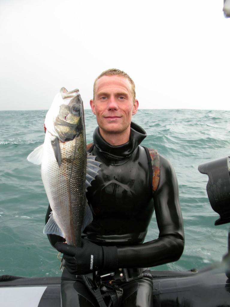 Johan with good seabass - Morten Villadsen