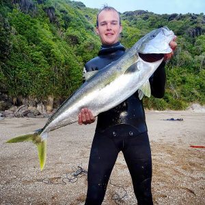 Oliver tristan siefert med en kingfish
